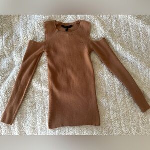 BCGBMAXAZRIA Shoulder-Cut Long Top, size XXS